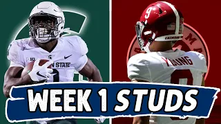 TOP 10 PERFORMANCES FROM WEEK 1 OF THE COLLEGE FOOTBALL SEASON