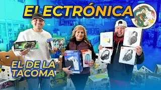 Comparando Pallets de ELECTRONICA CARO 🆚 BARATO con El De La  Tacoma