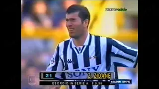 Zidane vs Bologna (1996-97 Serie A 28R)