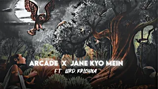 Arcade X Jane kyo mein ft. Lord Krishna 😍 || Edit by Dharmaya #shorts #hinduism #krishna