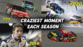 NASCAR - Craziest Moment From Each Season (2010-2020)