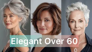 Elegant Hairstyles for Women Over 50+ 60+