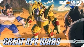 Great Ape Wars: Baby Vegeta and Bardock VS Vegeta and Napa - Dragon Ball Xenoverse 2 mod