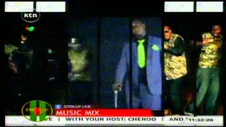 STR8 UP Presenter Chero Dance to Mbilikimo Mkora song Live in studio