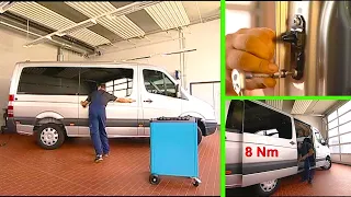 Mercedes-Benz Sprinter Schiebetür einstellen - Reparatur und Einstellung | W906