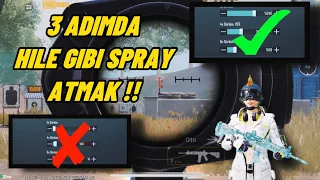 3 DAKİKADA HİLE GİBİ SPRAY ATIN !!PUBG Mobile