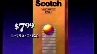 VHS Tape Commercial 1985