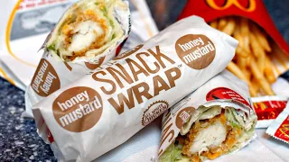 Watch This Before You Eat Another McDonald's Snack Wrap
