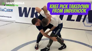 Take EVERYBODY down with this...Knee Pick Takedown from Underhook