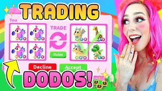 Trading ONLY Legendary DODO Pets In ADOPT ME! Roblox Adopt Me Fossil Egg Update