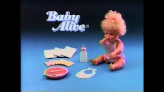 Baby Alive ad from 1990