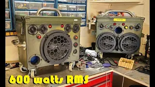 DEMO! The most powerful DIY-made Bluetooth ammo can speaker - how to get MAX bass from a can!