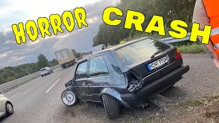 Er überlebte einen Horror Crash auf der Autobahn - Der Abschied vom VW Golf 2 G60 Umbau Projekt