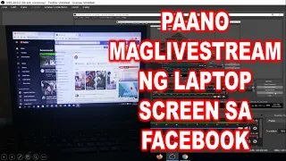 HOW TO LIVE STREAM LAPTOP SCREEN ON FACEBOOK