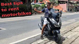 How avoid scams and rent motorbikes in Thailand