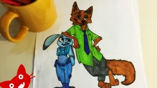 zootopia zoomania coloring for kids