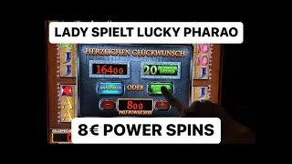 Lucky Pharao auf 8€ POWER SPINS 🤑 MERKUR Magie zocken Spielhalle Casino Spielothek