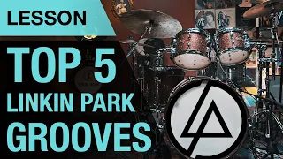 My favorite Linkin Park Drum Grooves | In the end, Numb, Papercut | Free Drum Lesson