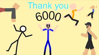 6000 subscribers sticknodes animation