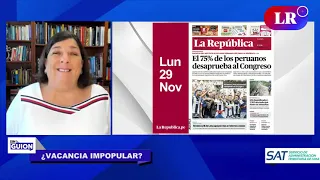 Sin Guion con Rosa María Palacios: Caída presidencial y ¿vacancia impopular.