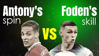 Antony's Spin vs Foden's Skill 2022 | #fodengoal #antonybrasil