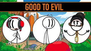 Henry Stickmin Characters: Good To Evil | Icilarastudios