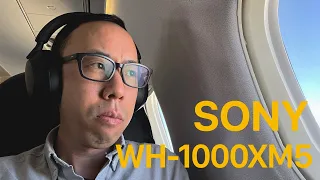 Sony WH-1000XM5 Review and Noise Cancellation Test on a Plane!