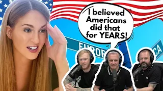 10 Lies Europeans Believe About American People REACTION!! | OFFICE BLOKES REACT!!