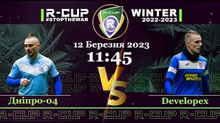 Дніпро-04 2-3 Developex  R-CUP WINTER 22'23' #STOPTHEWAR в м. Києві