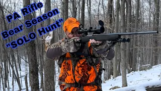 2022 PA Rifle Bear Season | Solo Hunt!