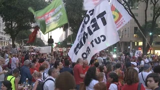 Rousseff Supporters Protest Against  Protest