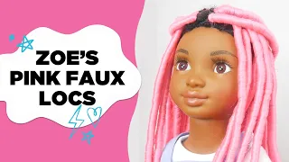 Zoe’s Pink Faux Locs