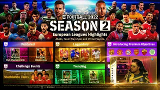 eFootball 2022 Season 2 | Objectives, Power packs, player review FREE Players and more!