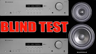 [BLIND TEST] How Strongly Do You Trust Your EARS? Cambridge AXR85 vs AXR100 -Wharfedale Diamond 12.2