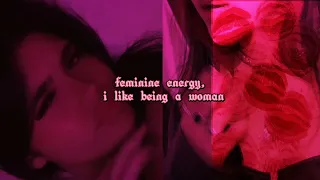 sabliminal feminine energy,i like being a woman/женская энергия, мне нравится быть женщиной