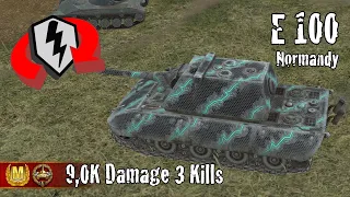 E 100  |  9,0K Damage 3 Kills  |  WoT Blitz Replays