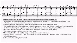 LCM Piano 2018-2020 Grade 7 List A3 Mendelssohn Juli from Das Jahr Sheet Music