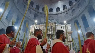 Palm Sunday in the Basilica of the Holy Sepulcher