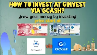 HOW TO INVEST AT GINVEST VIA GCASH?