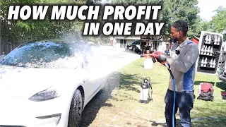 How Much Profit I Make In One Day Detailing - Hunter's Mobile Detailing