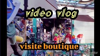 vidéo vlog : visite d'une boutique rétro gaming et jouets année 80 90  2000