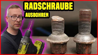 Radschraube abgebrochen | Kinderleicht selber Ausbohren |