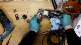 How to disassemble and find problem in Bosch GBH 2-18 RE hammer drill