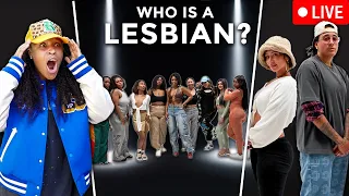 10 Lesbians vs 1 Secret Straight Girl LIVE! | Lesbian Imposter