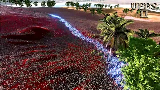 20,000 LASER KNIGHTS & MANTIS SHRIMPS vs 2,000,000 ORCS | Ultimate Epic Battle Simulator 2 | UEBS 2