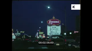 Driving on the Las Vegas Strip at Night, 1975 from 35mm