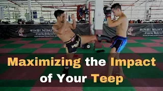 Muay Thai Teep Tips: Where to Place Your Muay Thai Teep