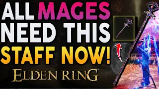 Elden Ring - RARE STAFF All MAGES NEED! Scarlet Rot Crystal Mage Staff Location!