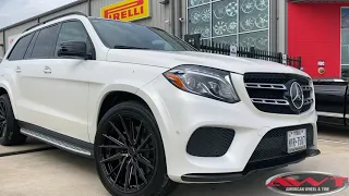 Mercedes GLS 550 gets a new set of Vossen HF-4 wheels