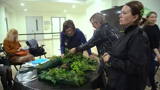 В Санкт-Петербурге прошел мастер-класс по храмовой флористике.